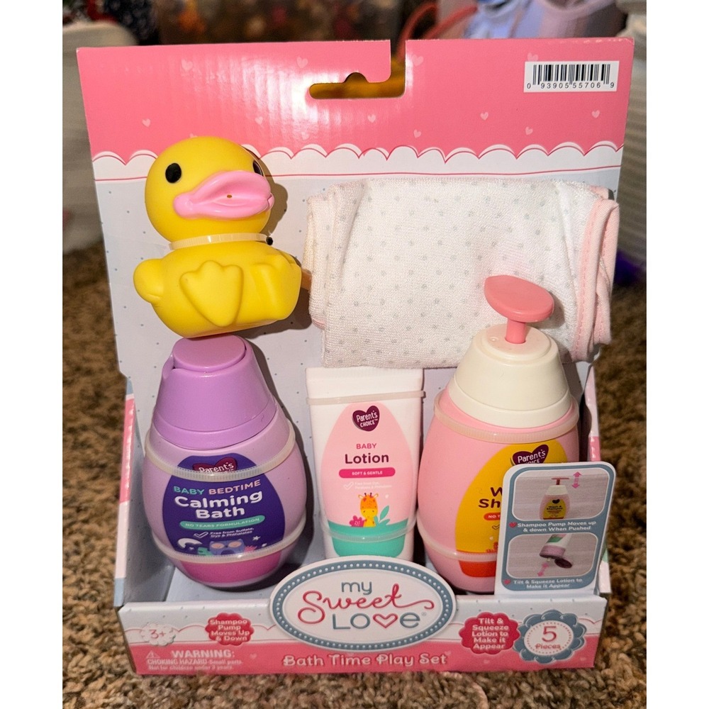 My Sweet Love-Baby Doll Bath Time Playset (NWT)